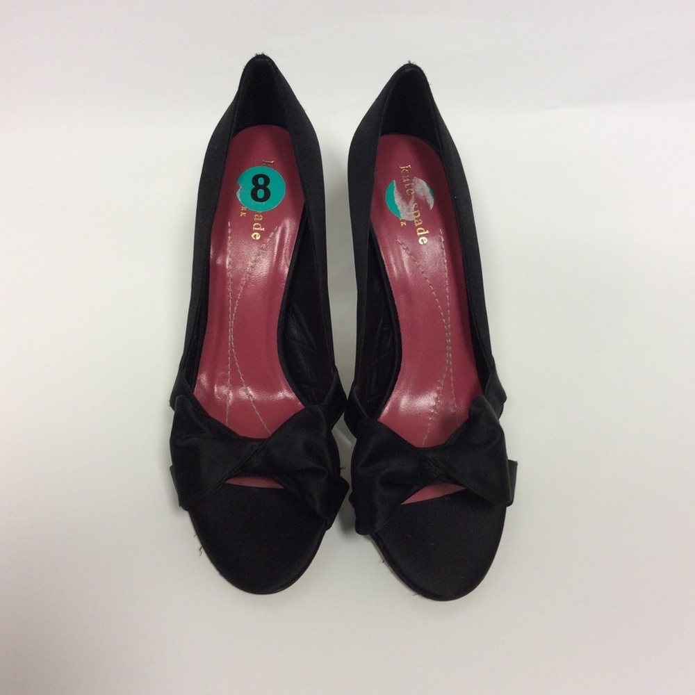 {8} Black Kate Spade Heels